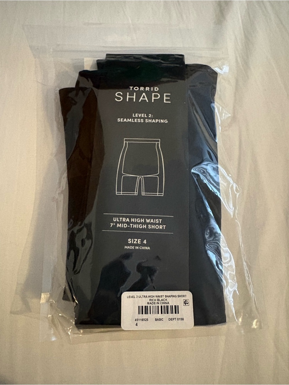 Torrid Shape Ultra High Waist Seamless Short - Black 7”